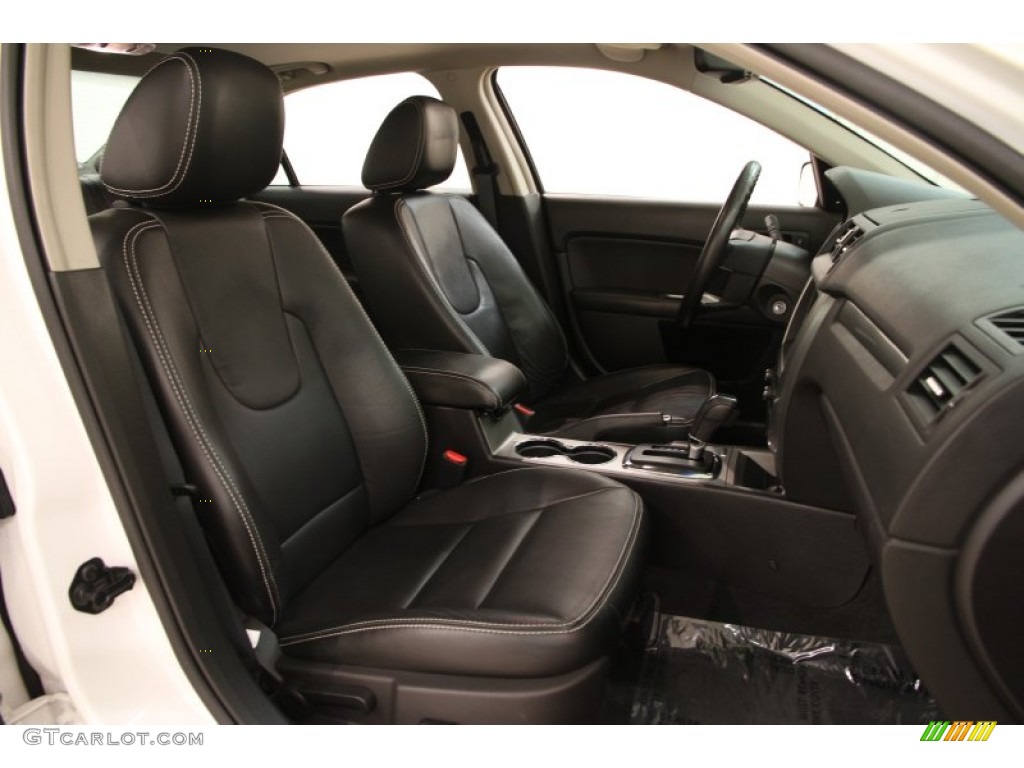 2010 Fusion Hybrid - White Platinum Tri-coat Metallic / Charcoal Black photo #13