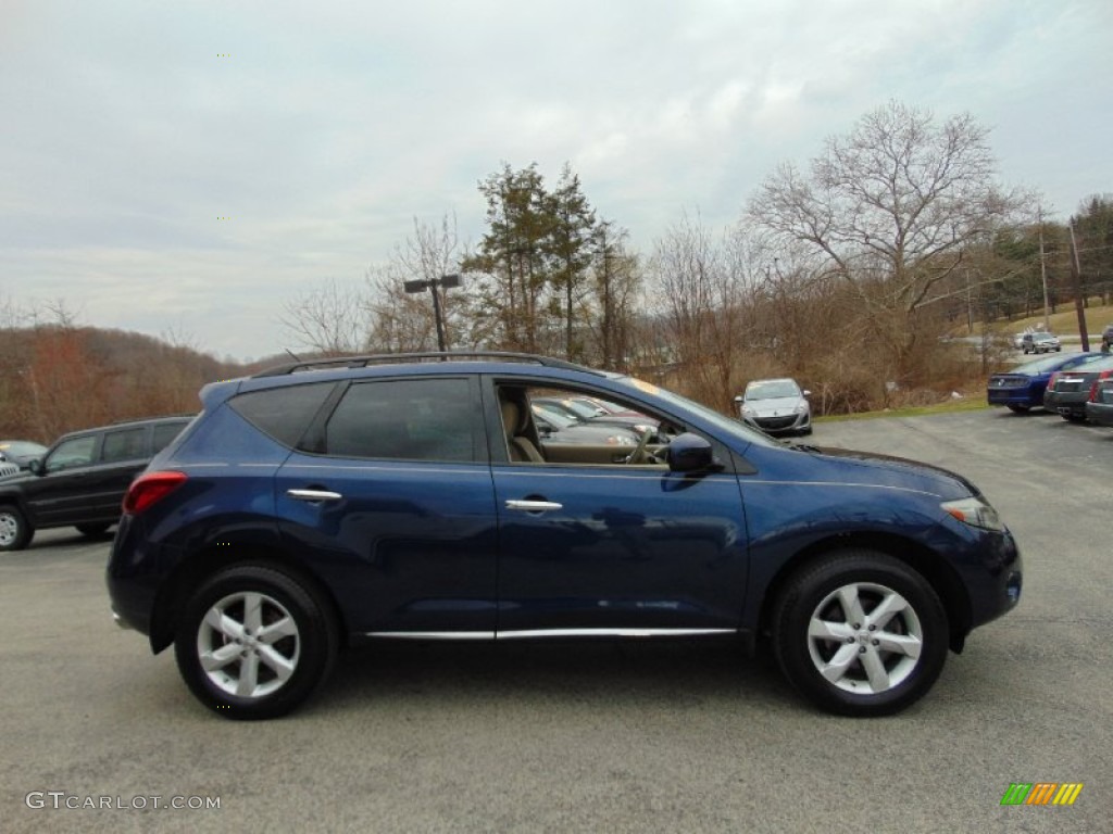 2009 Murano S AWD - Deep Sapphire Metallic / Beige photo #2