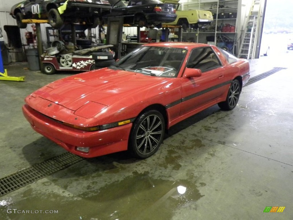 Super Red 1988 Toyota Supra Coupe Exterior Photo #102873115