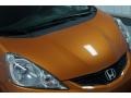 2011 Orange Revolution Metallic Honda Fit Sport  photo #37