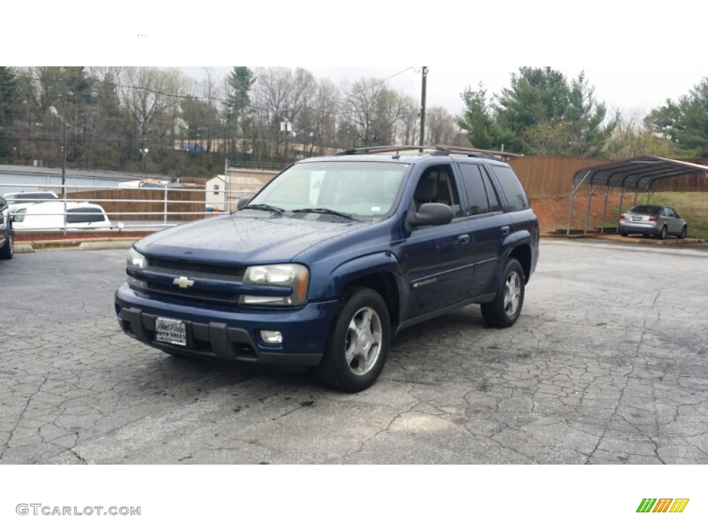 2004 TrailBlazer LT 4x4 - Indigo Blue Metallic / Light Cashmere photo #1