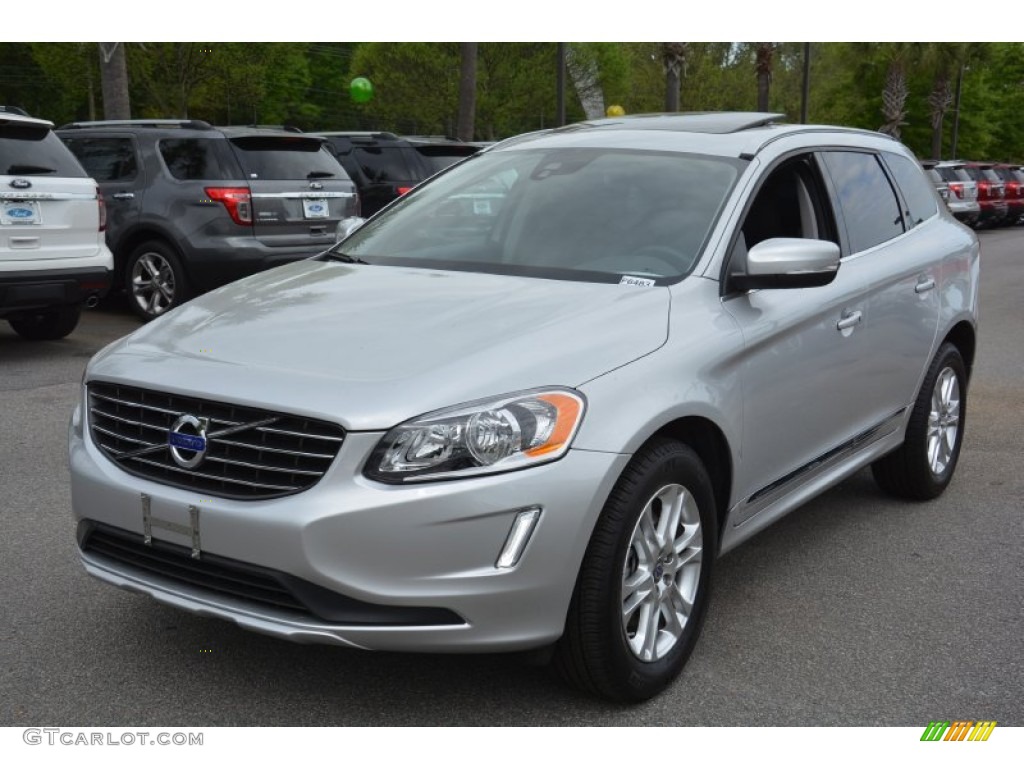 2015 XC60 T5 Drive-E - Bright Silver Metallic / Off Black photo #7