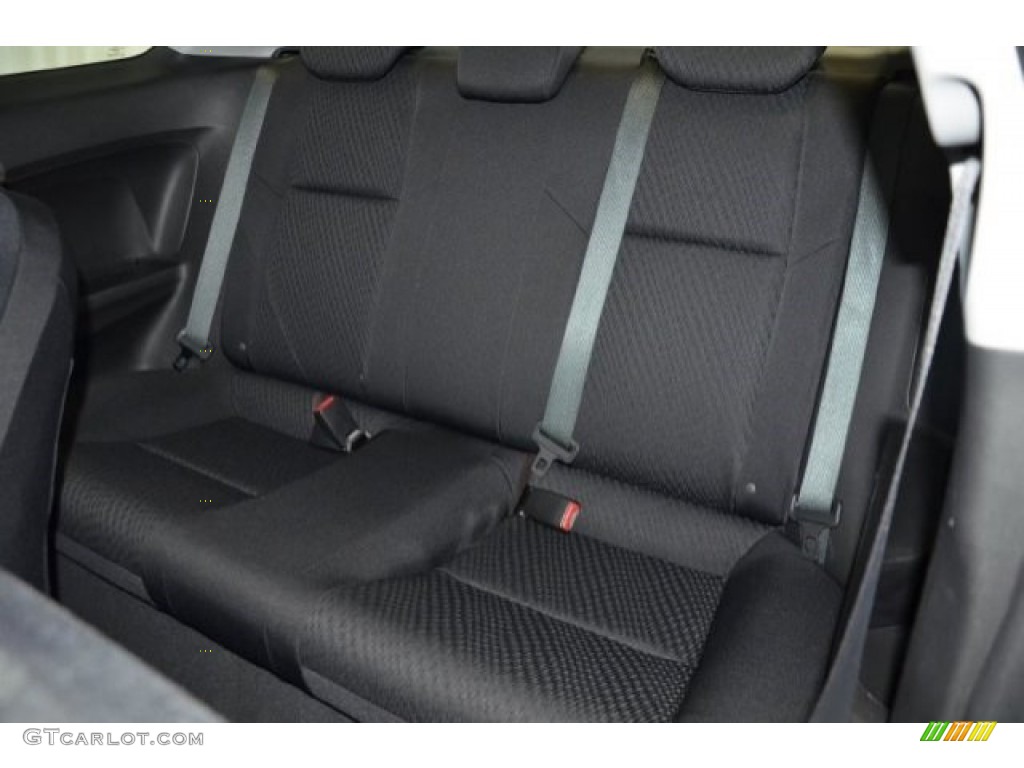Black Interior 2015 Honda Civic LX Coupe Photo #102879644