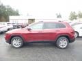 2015 Deep Cherry Red Crystal Pearl Jeep Cherokee Limited 4x4  photo #2