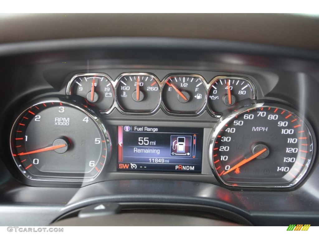 2015 GMC Sierra 1500 SLT Crew Cab Gauges Photos