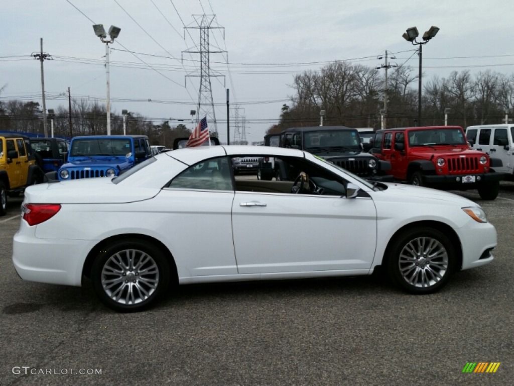 2011 200 Limited Convertible - Stone White / Black/Light Frost Beige photo #5