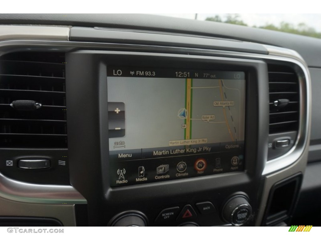 2015 Ram 2500 Big Horn Mega Cab 4x4 Black Appearance Group Navigation Photo #102882504