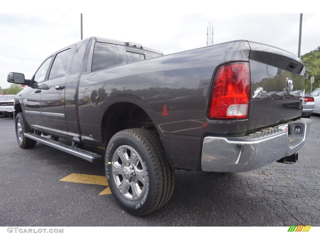 2015 2500 Big Horn Mega Cab 4x4 - Granite Crystal Metallic / Black/Diesel Gray photo #5