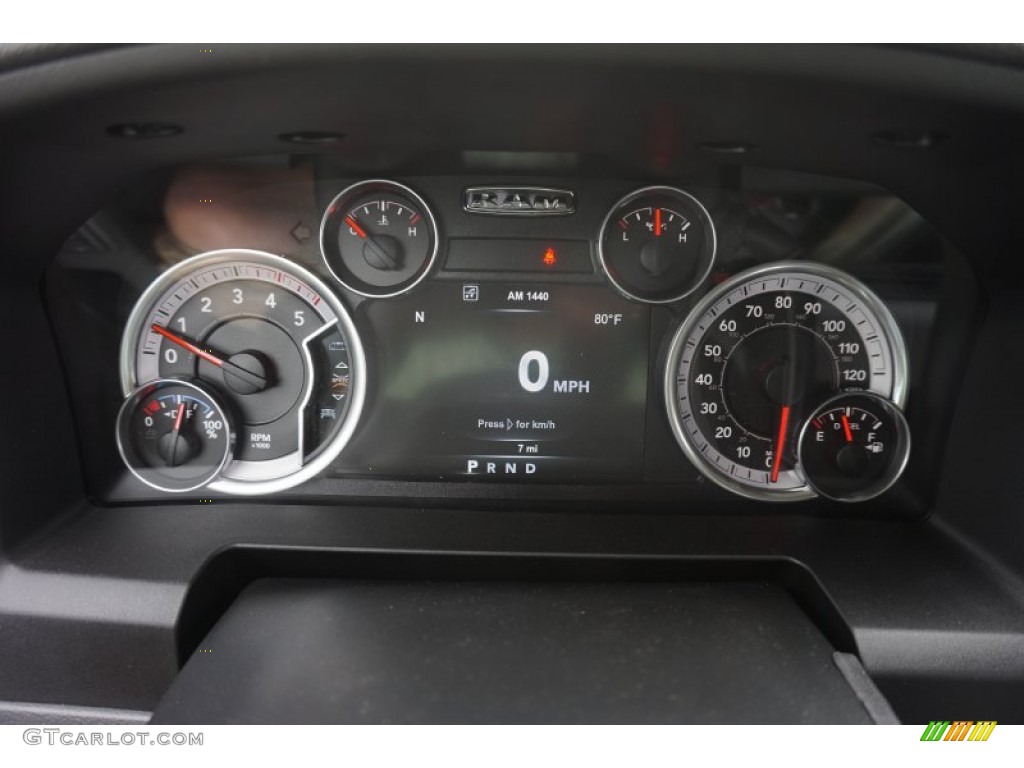 2015 Ram 2500 Big Horn Mega Cab 4x4 Gauges Photos