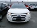 2012 White Platinum Metallic Tri-Coat Ford Edge SEL AWD  photo #2