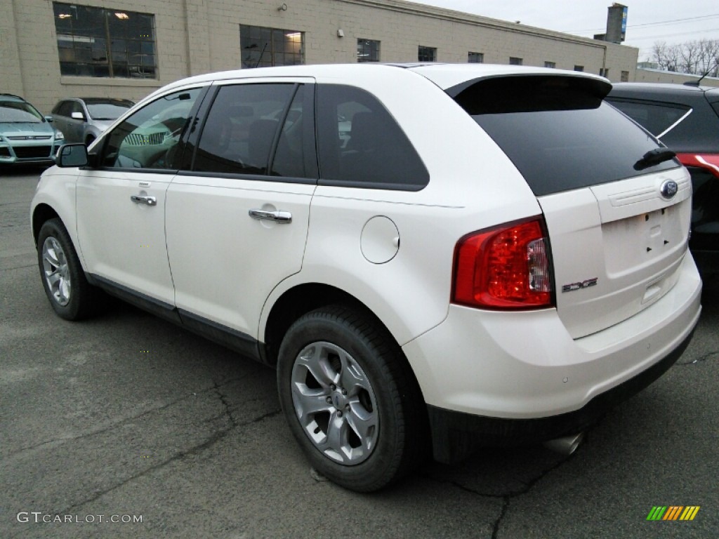 2012 Edge SEL AWD - White Platinum Metallic Tri-Coat / Charcoal Black photo #4