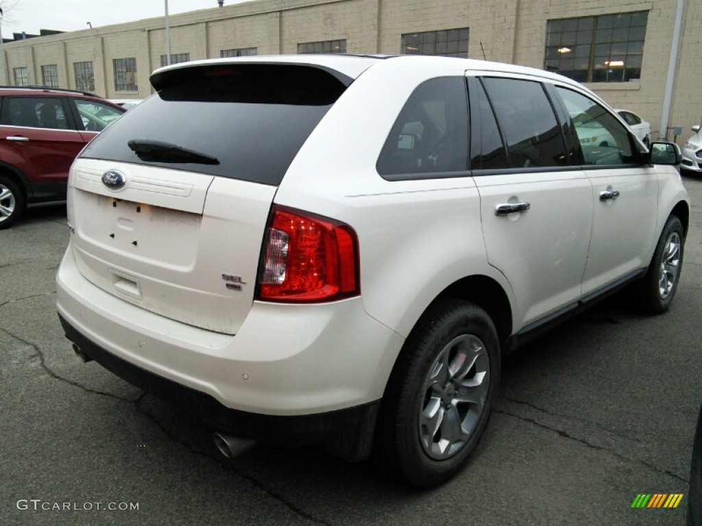 2012 Edge SEL AWD - White Platinum Metallic Tri-Coat / Charcoal Black photo #5
