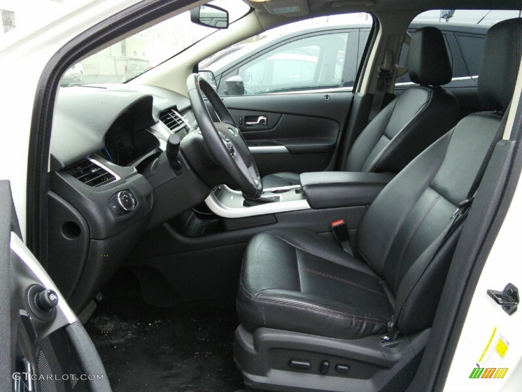 Charcoal Black Interior 2012 Ford Edge SEL AWD Photo #102883605