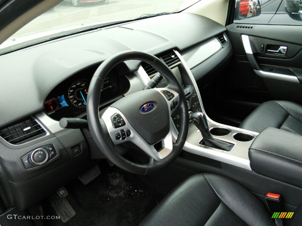 2012 Edge SEL AWD - White Platinum Metallic Tri-Coat / Charcoal Black photo #8