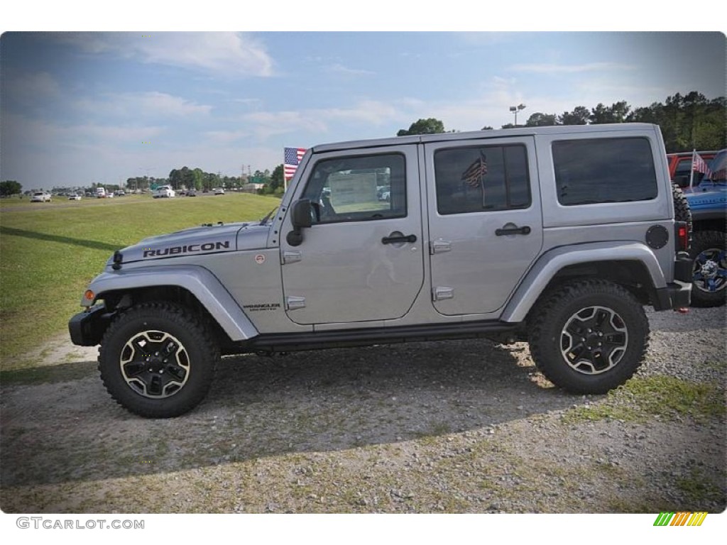 Billet Silver Metallic 2015 Jeep Wrangler Unlimited Rubicon 4x4 Exterior Photo #102885271