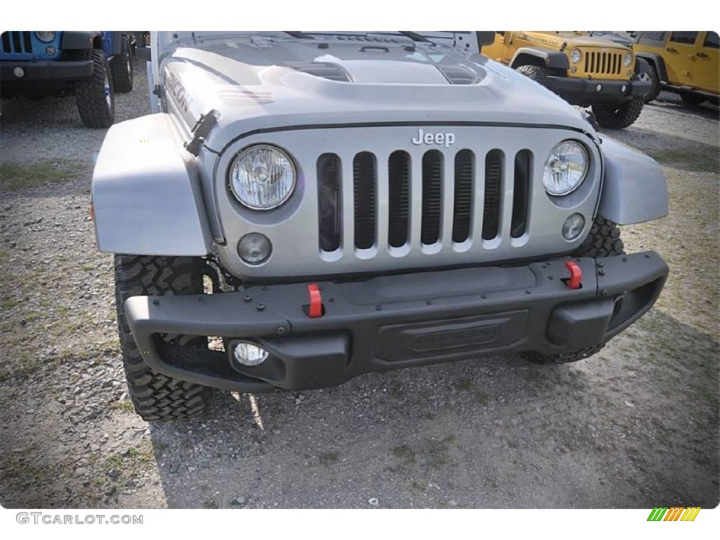 Billet Silver Metallic 2015 Jeep Wrangler Unlimited Rubicon 4x4 Exterior Photo #102885367