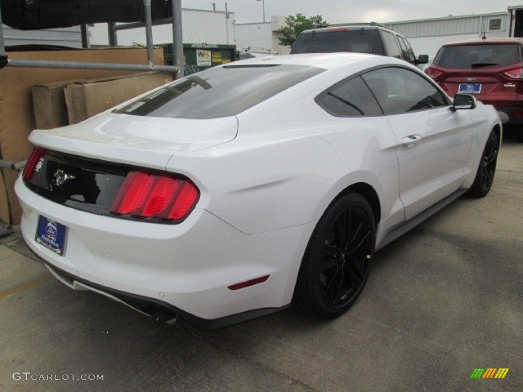 2015 Mustang EcoBoost Premium Coupe - Oxford White / Ebony photo #8