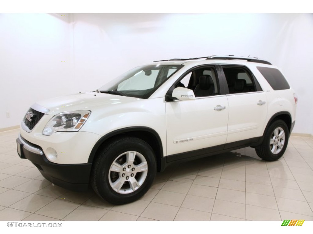 White Diamond Tricoat 2008 GMC Acadia SLT Exterior Photo #102885865
