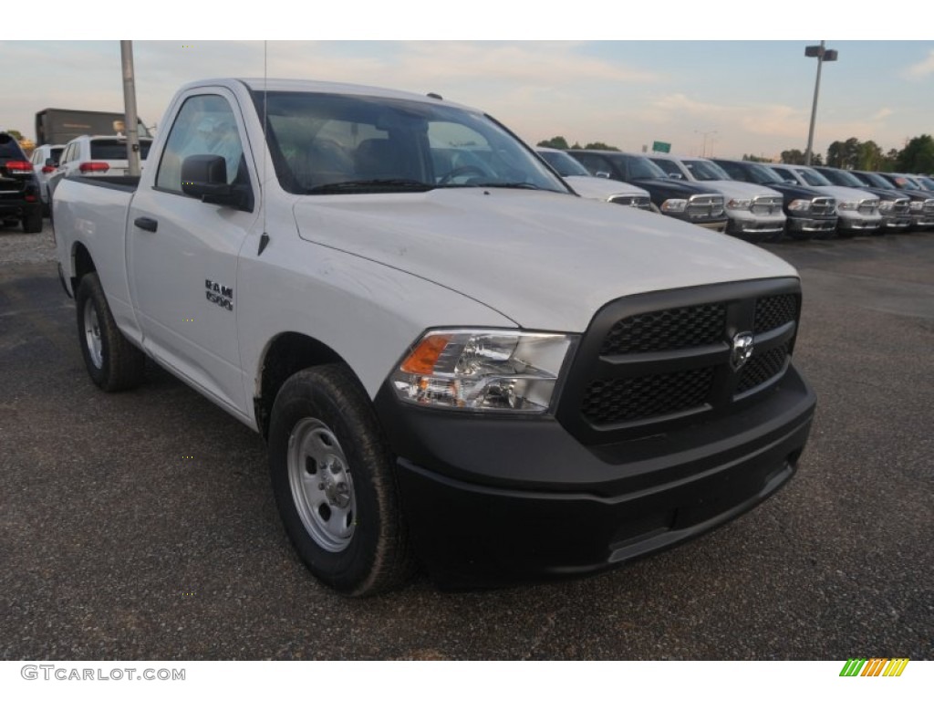 2015 1500 Tradesman Regular Cab - Bright White / Black/Diesel Gray photo #8