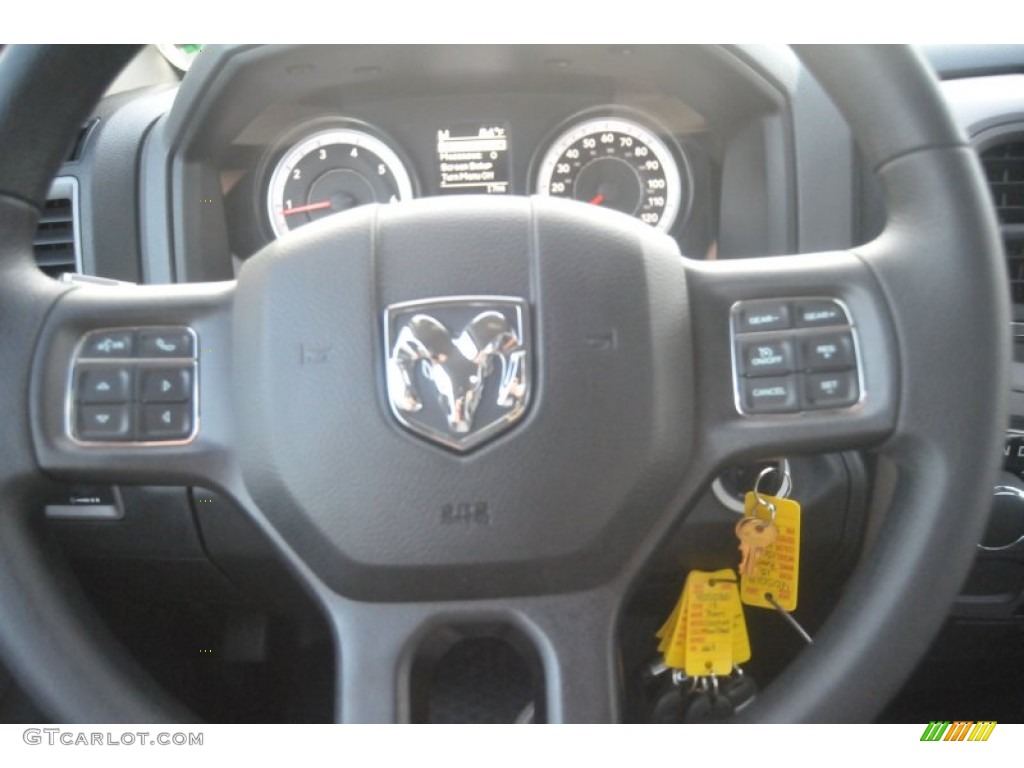 2015 1500 Tradesman Regular Cab - Bright White / Black/Diesel Gray photo #11