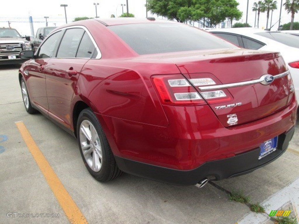 2015 Taurus SEL - Ruby Red Metallic / Dune photo #5