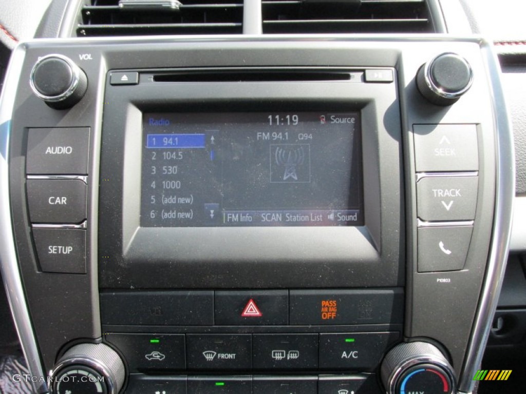 2015 Camry SE - Blizzard Pearl White / Black photo #24