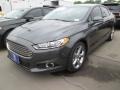 2015 Magnetic Metallic Ford Fusion SE  photo #3
