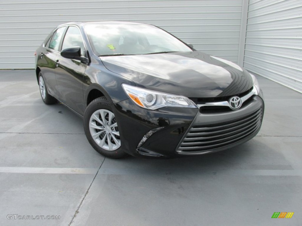 2015 Camry LE - Attitude Black Metallic / Ash photo #2