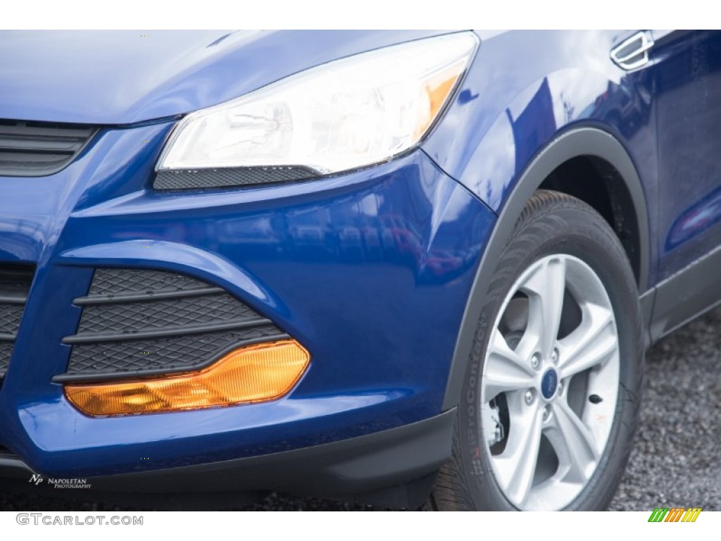 2015 Escape S - Deep Impact Blue Metallic / Charcoal Black photo #4