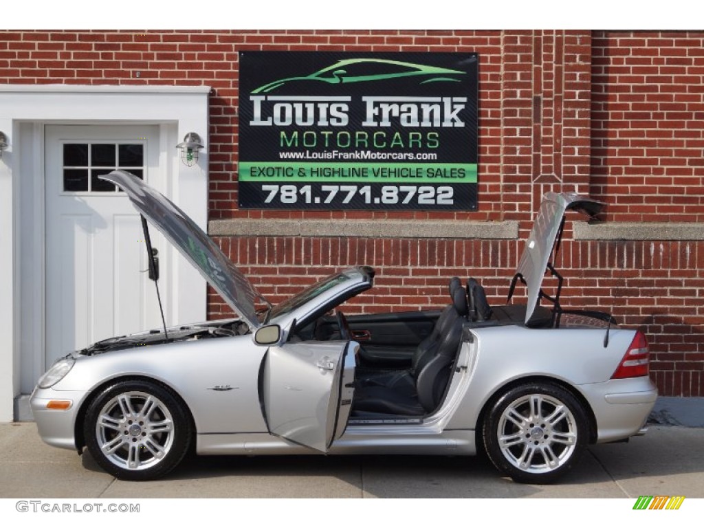 2004 SLK 320 Roadster - Brilliant Silver Metallic / Charcoal photo #56
