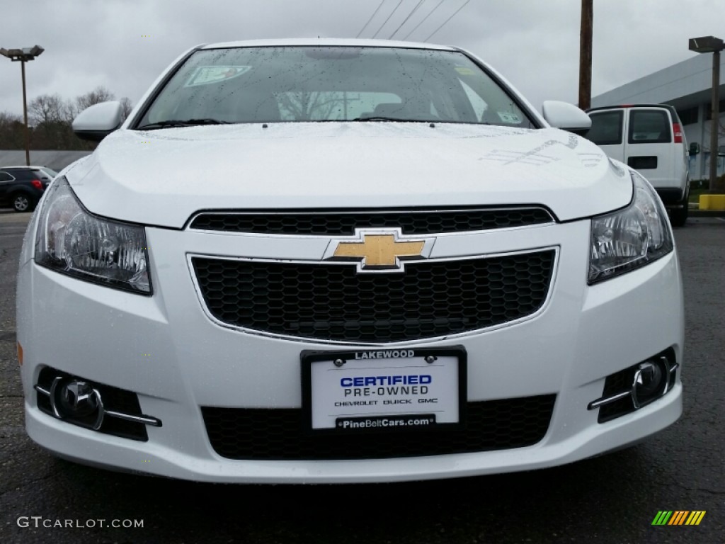 2013 Cruze LTZ - Summit White / Cocoa/Light Neutral photo #2