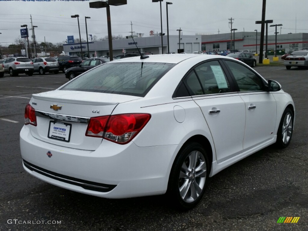 2013 Cruze LTZ - Summit White / Cocoa/Light Neutral photo #7