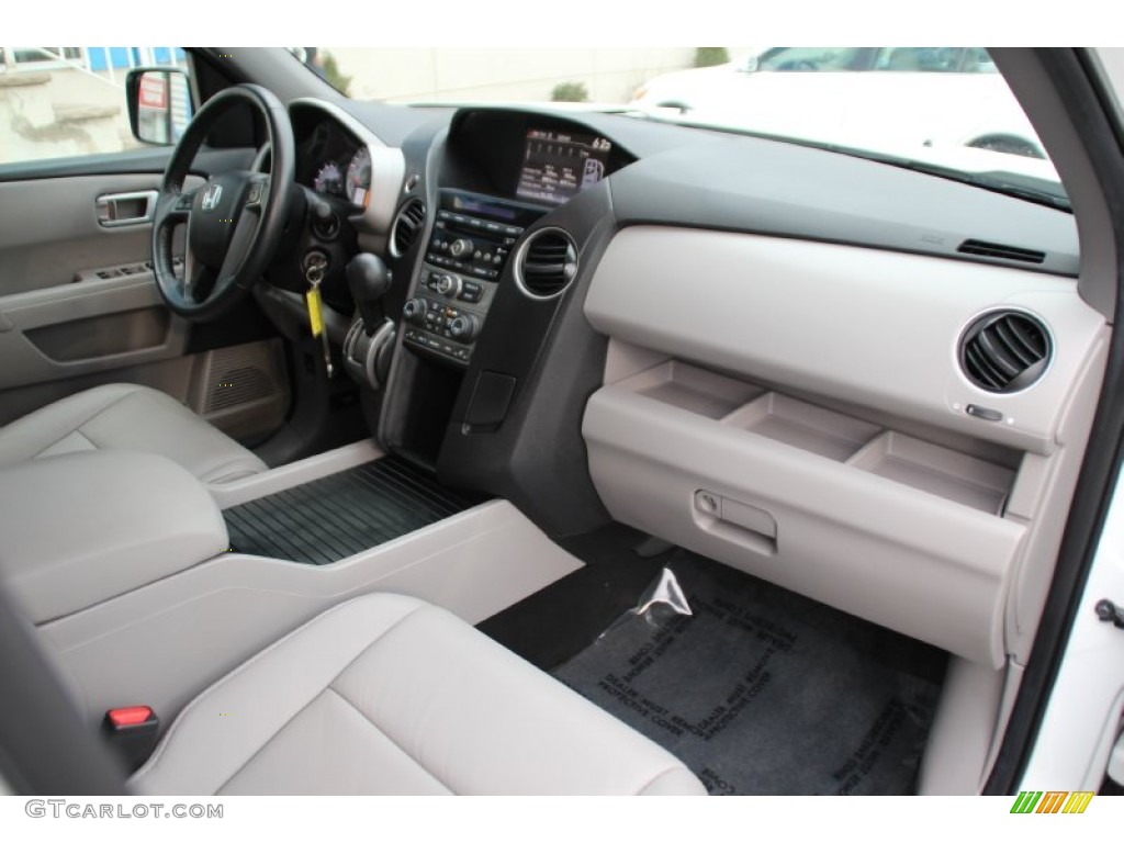 2013 Pilot EX-L 4WD - Taffeta White / Gray photo #26