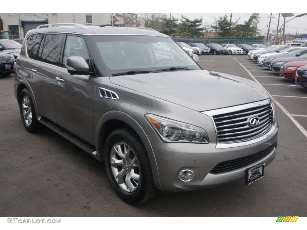 2011 QX 56 4WD - Platinum Graphite / Graphite photo #2