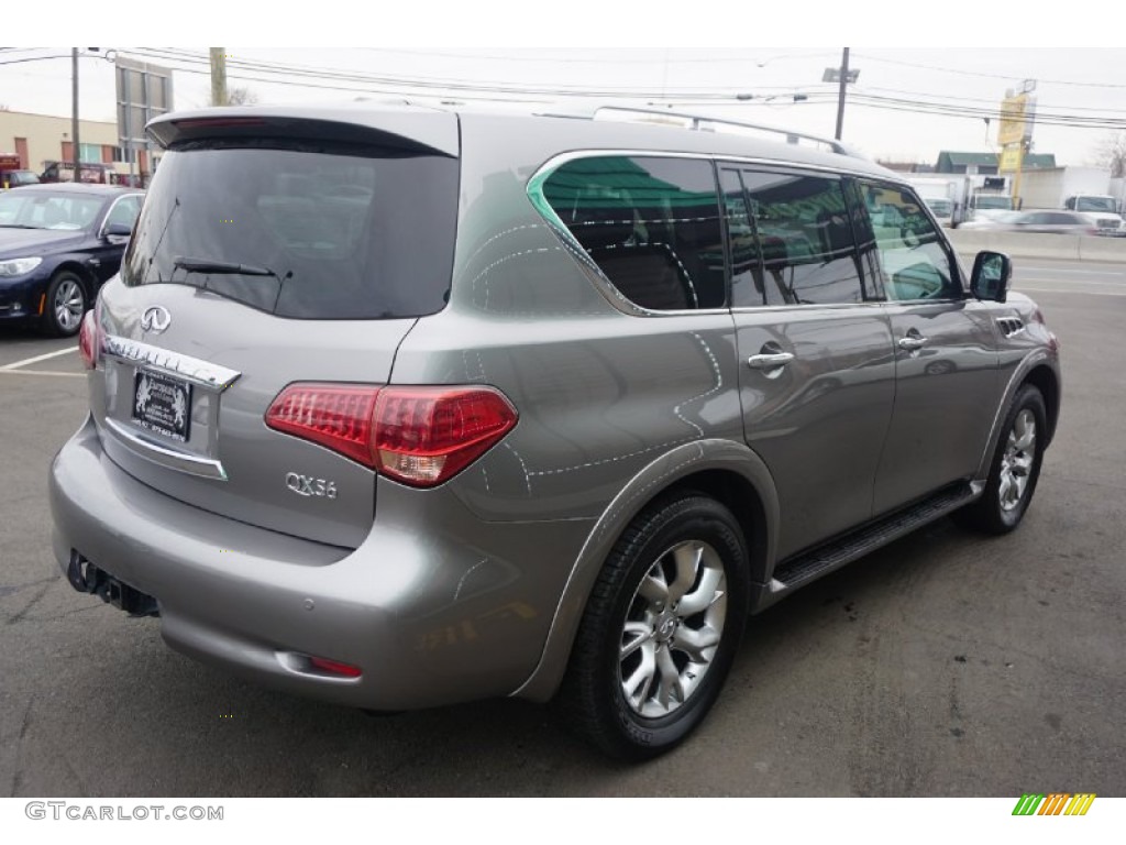 2011 QX 56 4WD - Platinum Graphite / Graphite photo #3