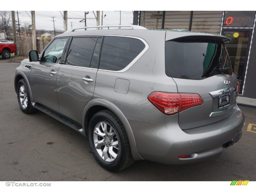 2011 QX 56 4WD - Platinum Graphite / Graphite photo #4
