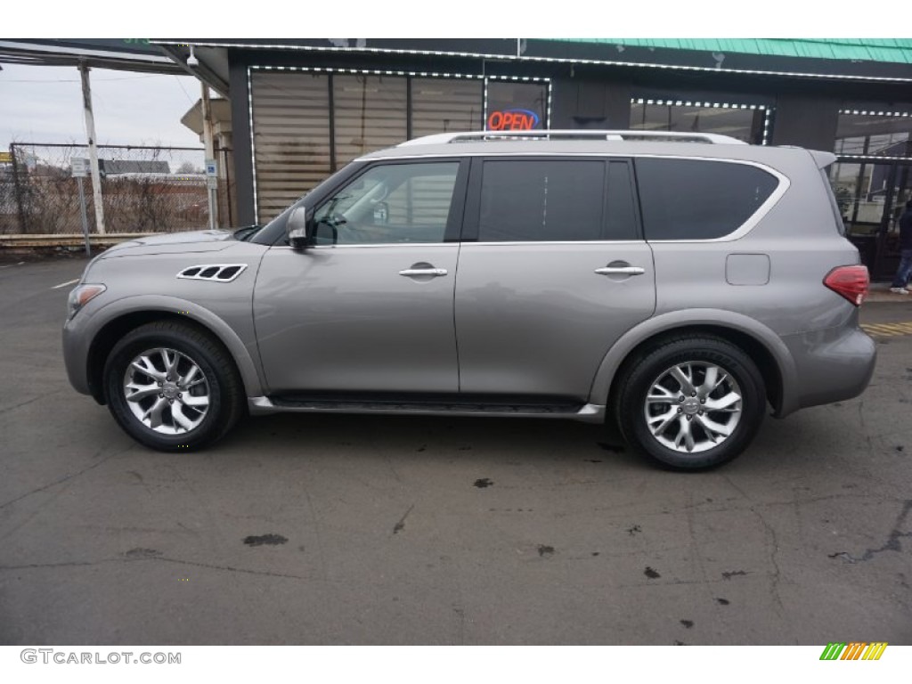 2011 QX 56 4WD - Platinum Graphite / Graphite photo #5