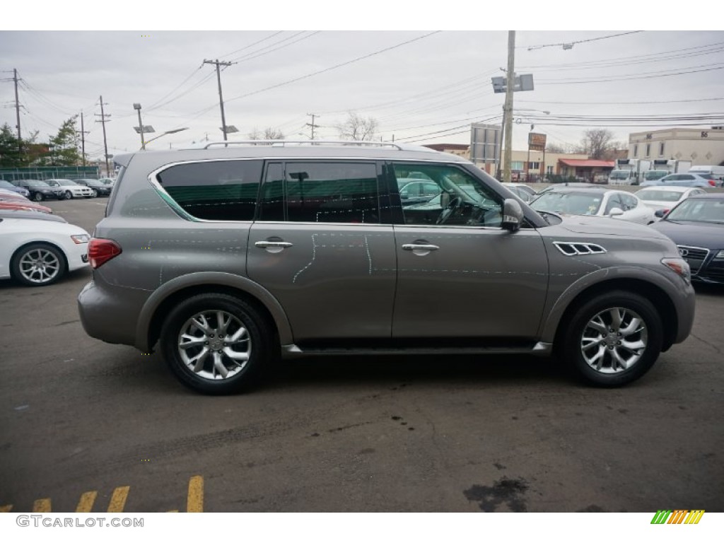 2011 QX 56 4WD - Platinum Graphite / Graphite photo #6