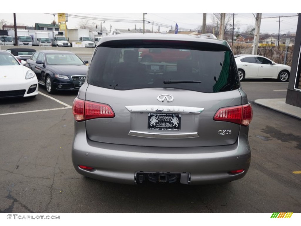 2011 QX 56 4WD - Platinum Graphite / Graphite photo #7