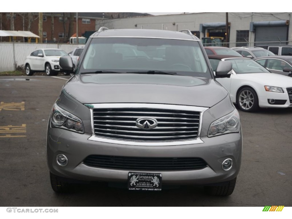 2011 QX 56 4WD - Platinum Graphite / Graphite photo #8