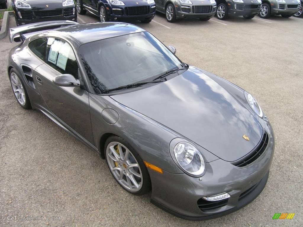 Meteor Grey Metallic 2008 Porsche 911 GT2 Exterior Photo #1028964