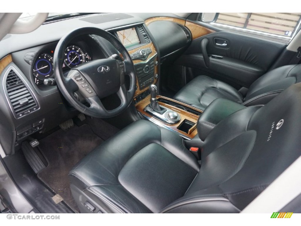 2011 QX 56 4WD - Platinum Graphite / Graphite photo #19