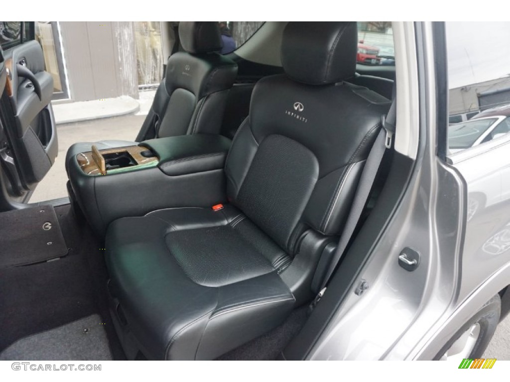 2011 QX 56 4WD - Platinum Graphite / Graphite photo #24
