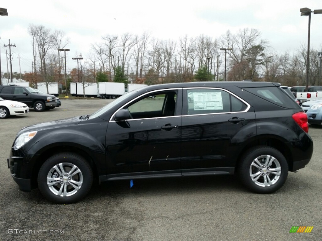 Black 2015 Chevrolet Equinox LS Exterior Photo #102897091