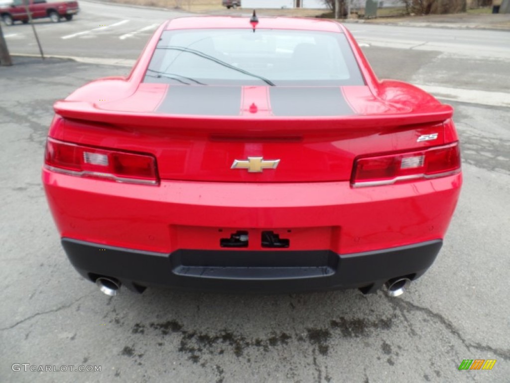 2015 Camaro SS Coupe - Red Hot / Black photo #6