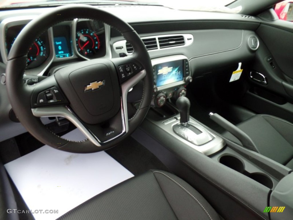 2015 Chevrolet Camaro SS Coupe Black Dashboard Photo #102898223