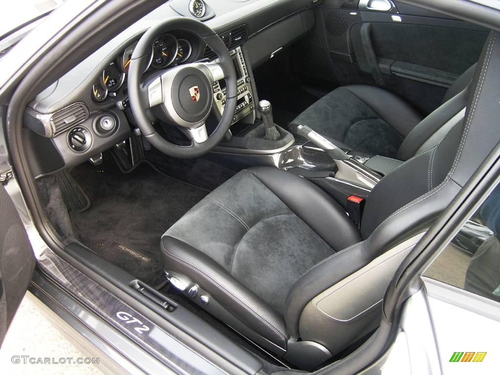 Black Interior 2008 Porsche 911 GT2 Photo #1028984