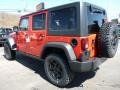 2015 Firecracker Red Jeep Wrangler Unlimited Willys Wheeler 4x4  photo #3