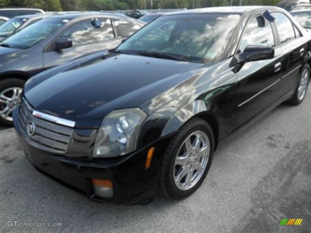2003 CTS Sedan - Sable Black / Light Neutral photo #1