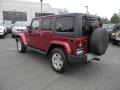 2011 Deep Cherry Red Jeep Wrangler Unlimited Sahara 4x4  photo #9
